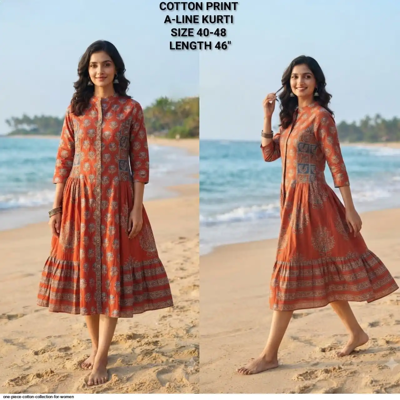 A LINE KURTI COTTON PRINT COLLECTION FOR WOMEN 23