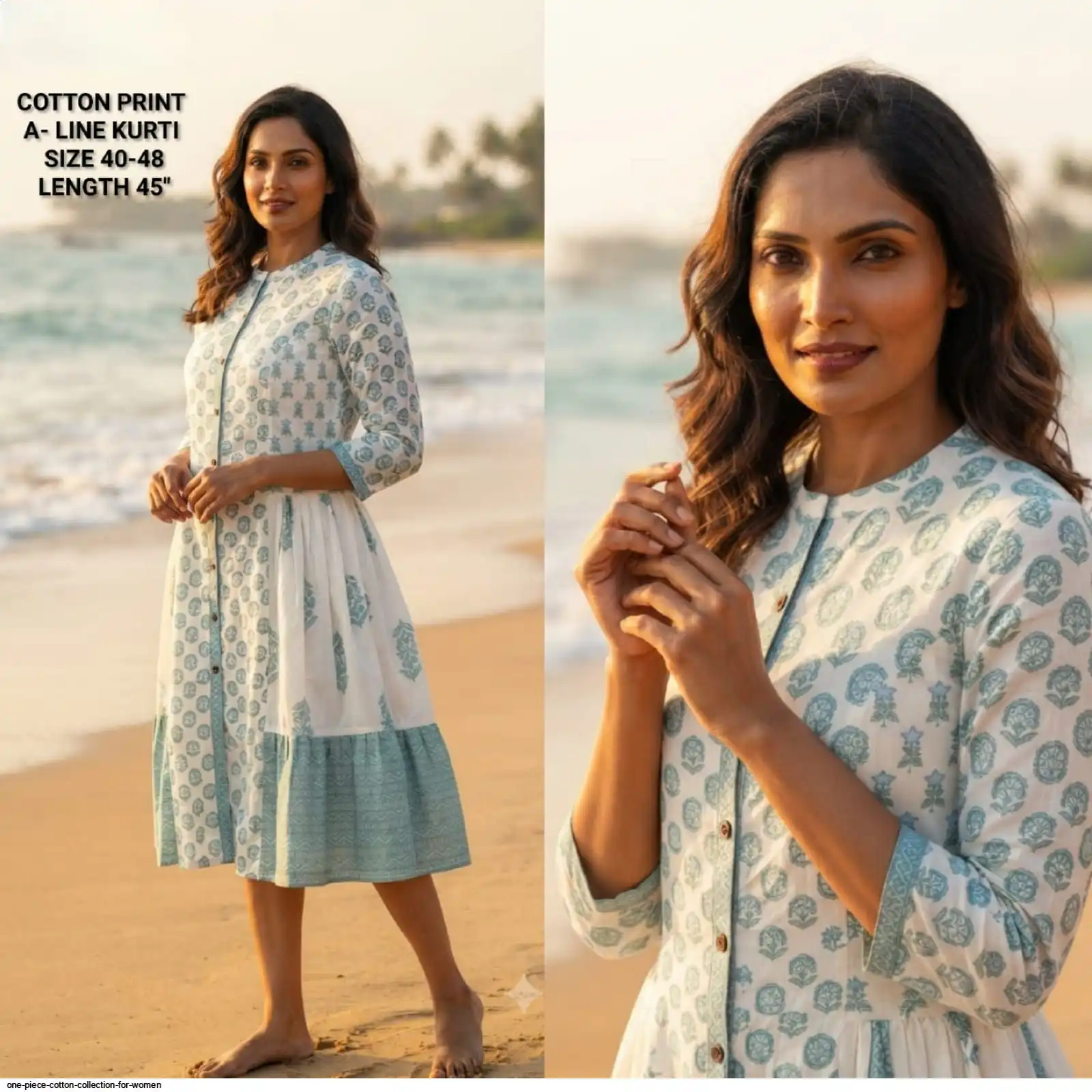 A LINE KURTI COTTON PRINT COLLECTION FOR WOMEN 27
