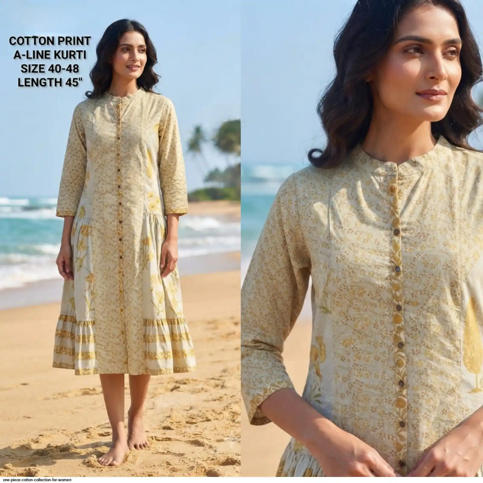 A LINE KURTI COTTON PRINT COLLECTION FOR WOMEN 29
