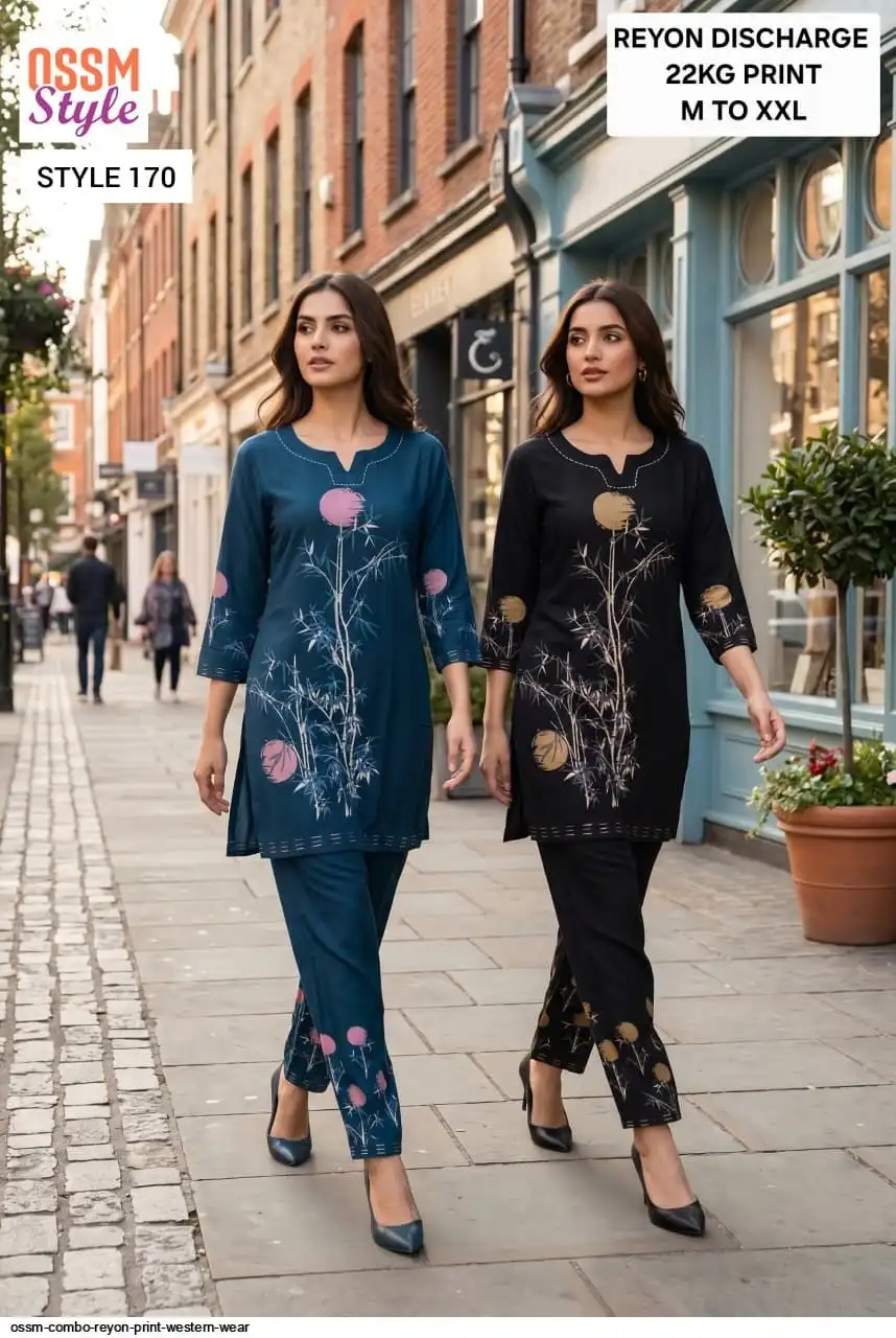 OSSM COMBO REYON PRINT WESTERN WEAR