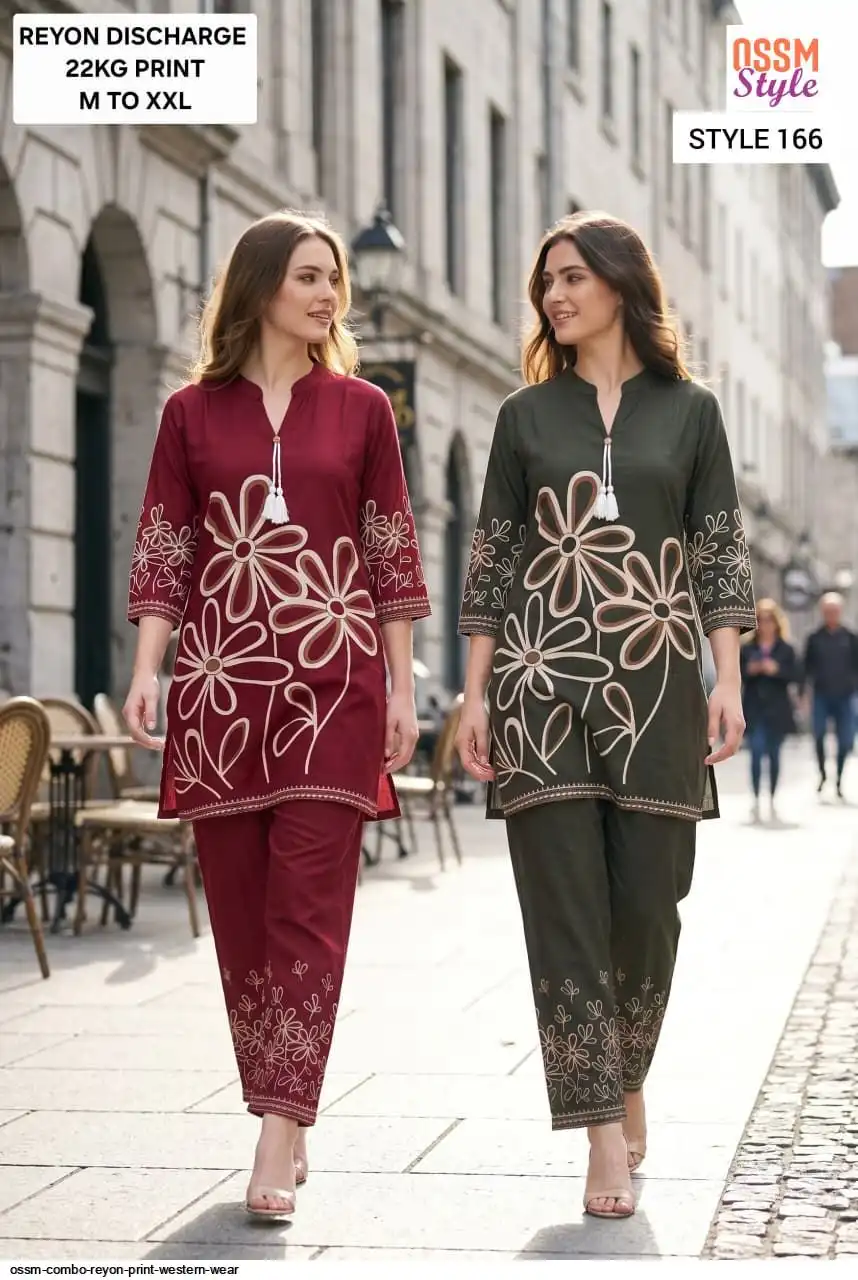 OSSM COMBO REYON PRINT WESTERN WEAR 166