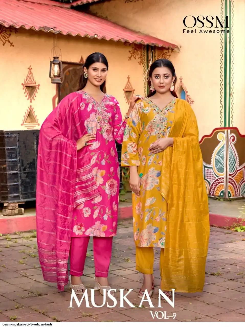 OSSM MUSKAN VOL 9 VETICAN KURTI