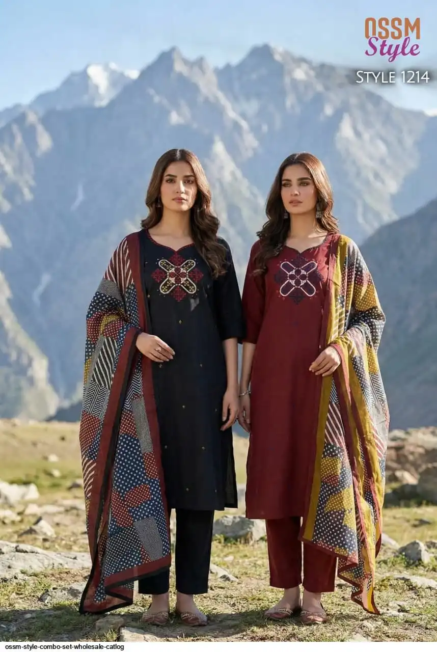 OSSM STYLE KURTI COMBO SET WHOLESALE CATLOG C