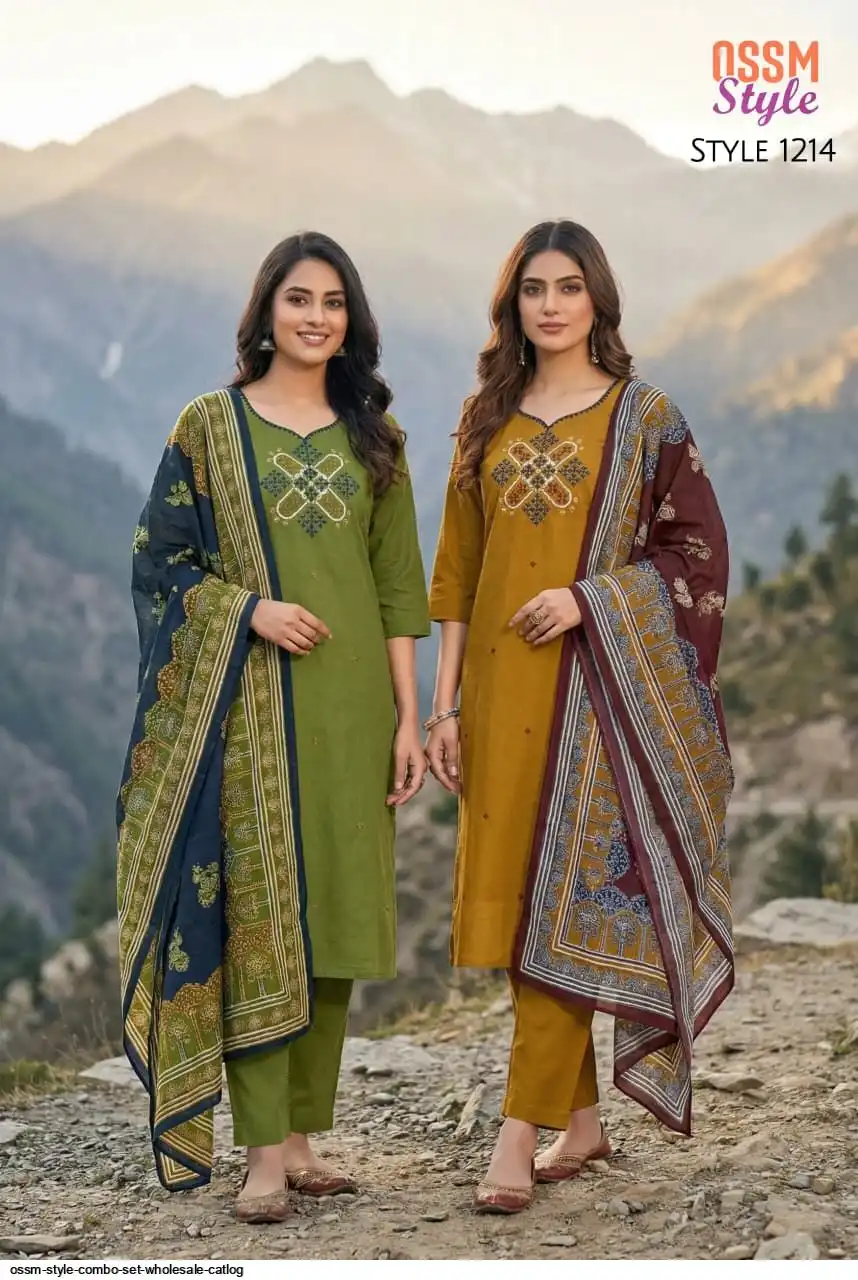 OSSM STYLE KURTI COMBO SET WHOLESALE CATLOG F