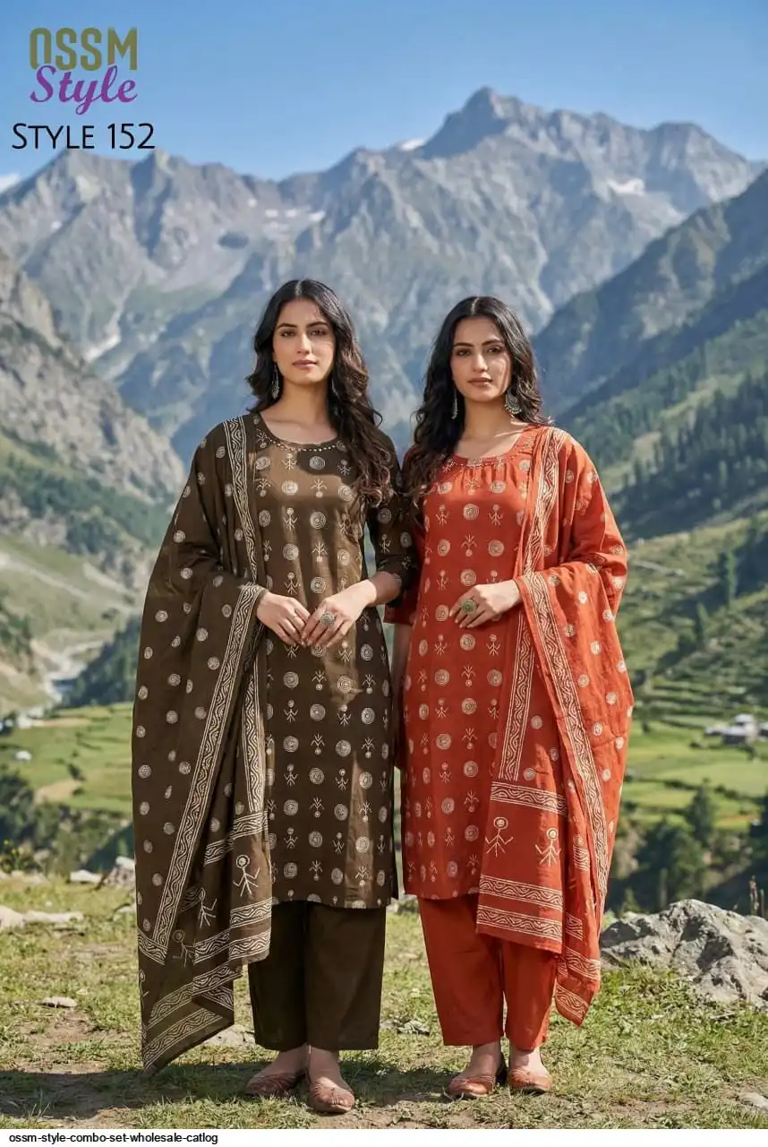 OSSM STYLE KURTI COMBO SET WHOLESALE CATLOG E