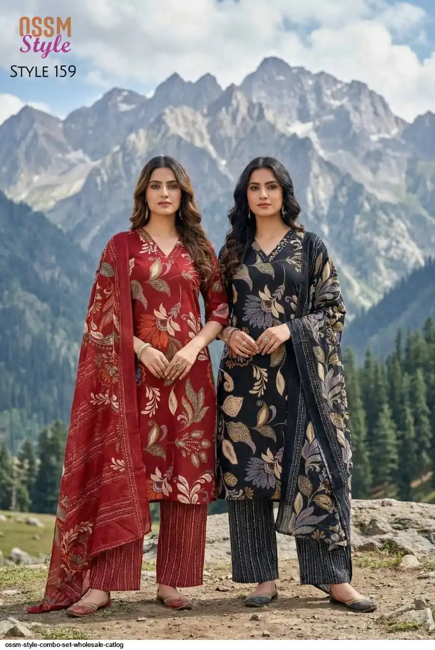 OSSM STYLE KURTI COMBO SET WHOLESALE CATLOG G