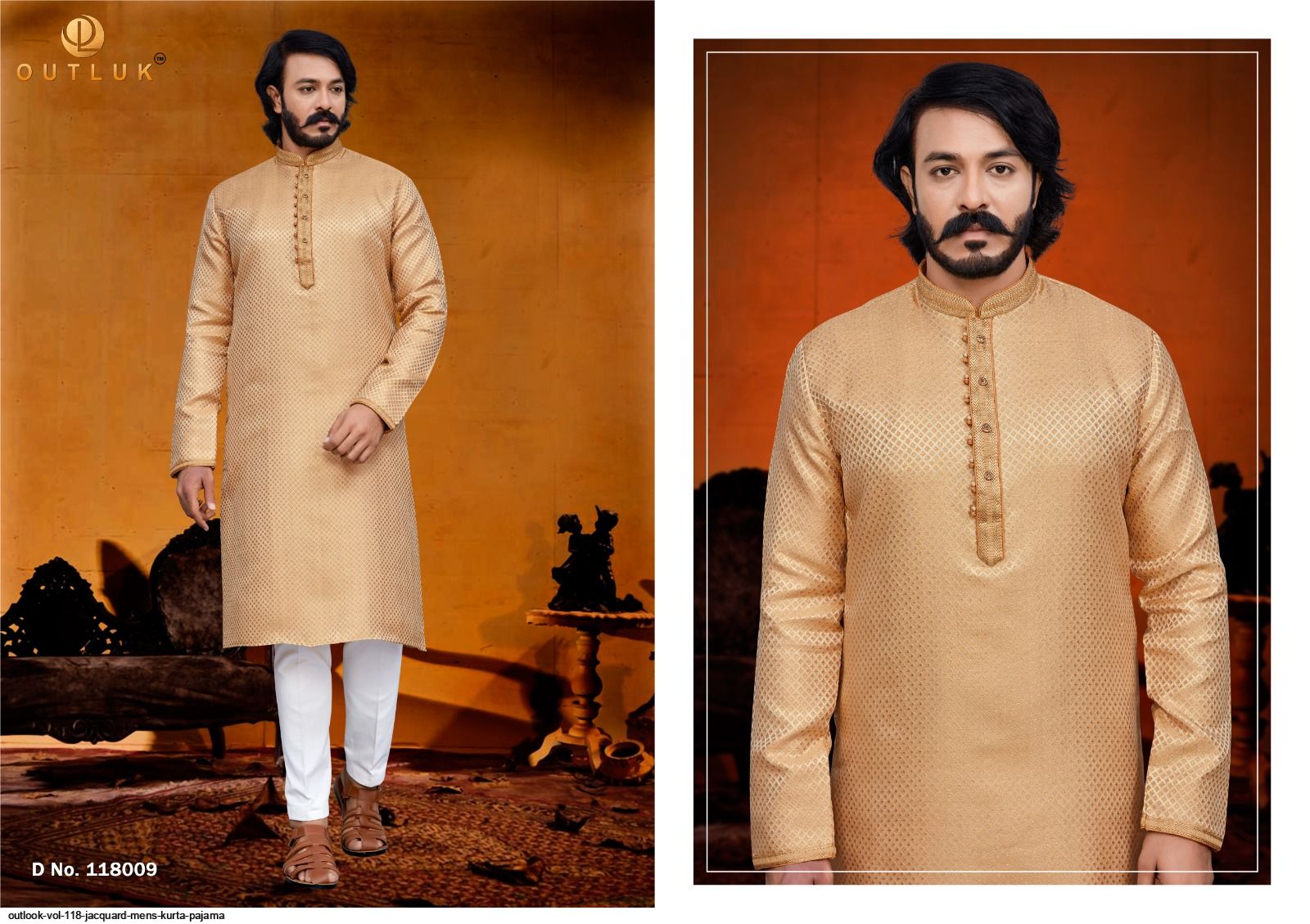 OUTLOOK VOL 118 Jacquard MENS KURTA PAJAMA