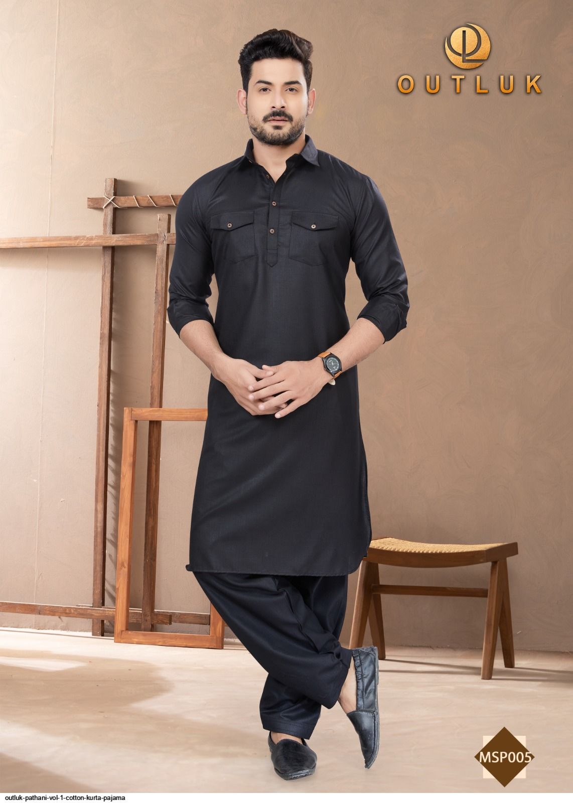 Outluk Pathani VOL 1 COTTON KURTA PAJAMA