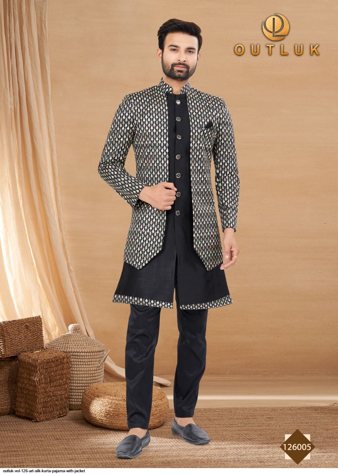 Silk Kurta Pajama Jacket Age Group: 16-55 at Best Price in New Delhi | Om  Shubh Mangalam