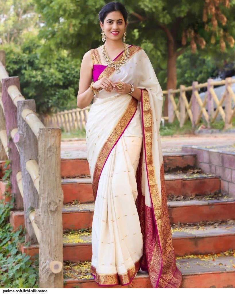 PADMA SOFT LICHI SILK SAREE