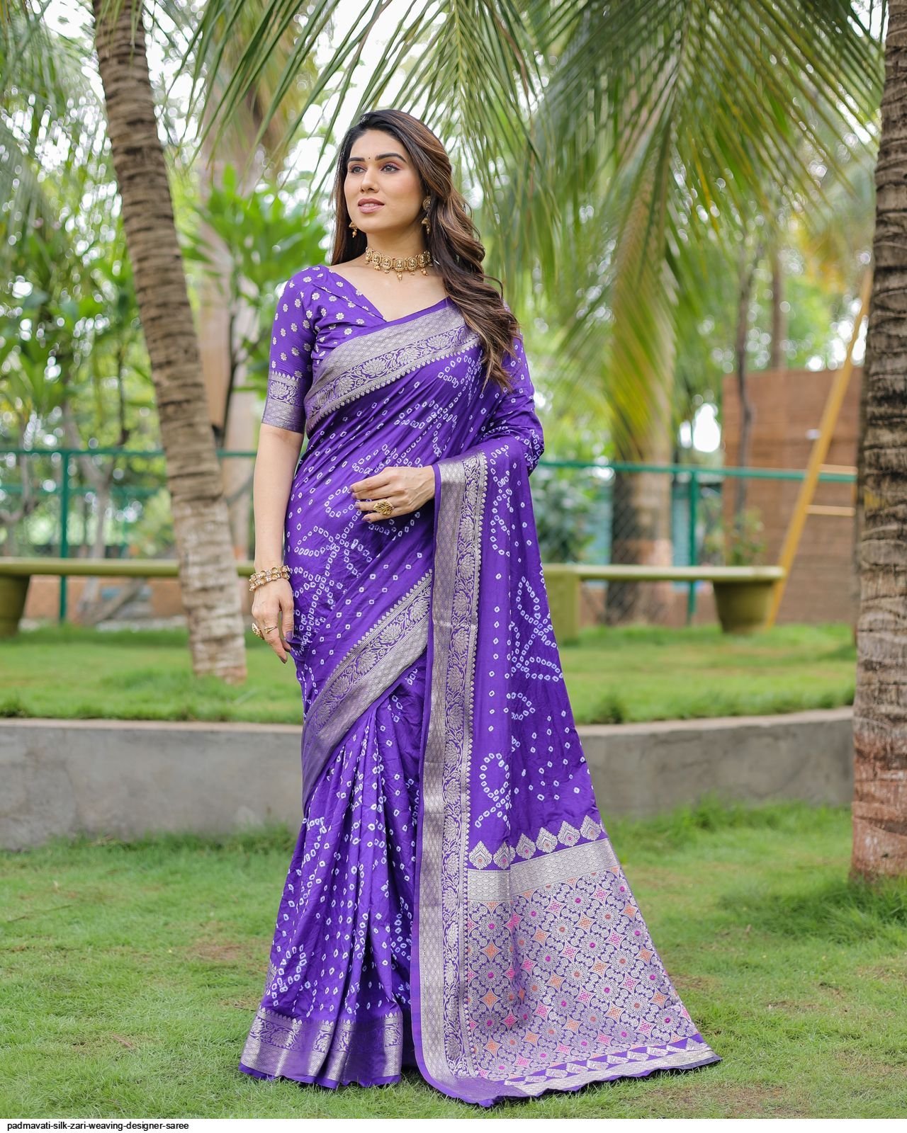 padmavati silk zari weaving designer saree 617