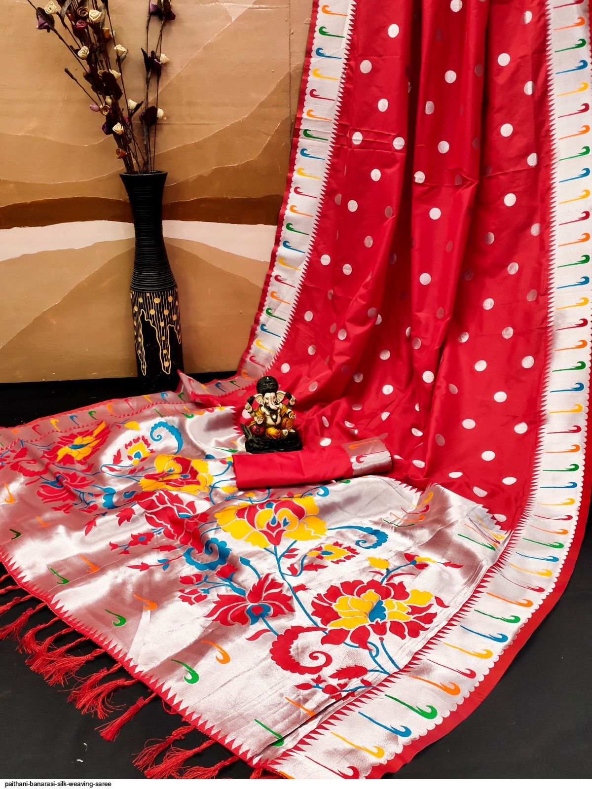 PAITHANI BANARASI SILK WEAVING SAREE A