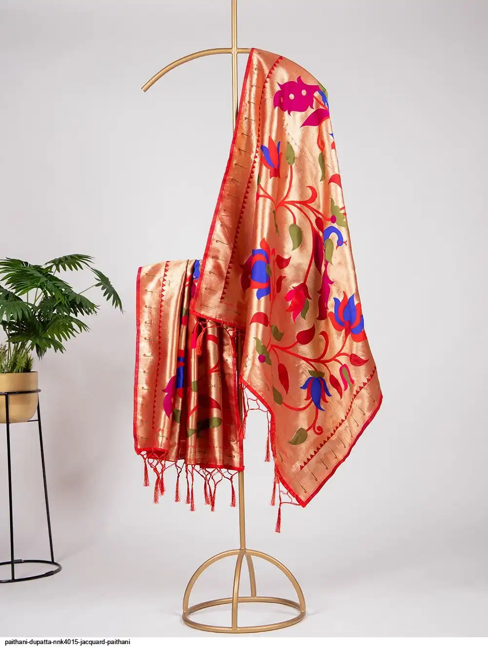 PAITHANI DUPATTA NNK4015 JACQUARD PAITHANI 2