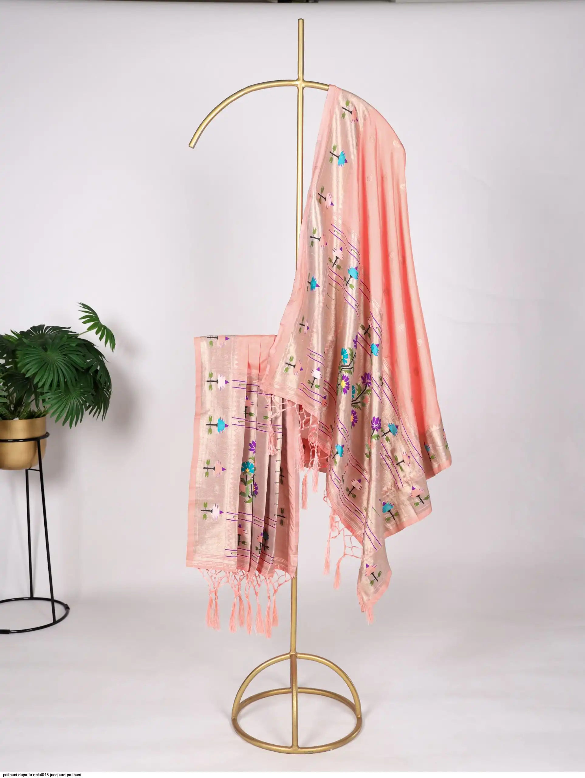 PAITHANI DUPATTA NNK4015 JACQUARD PAITHANI 4