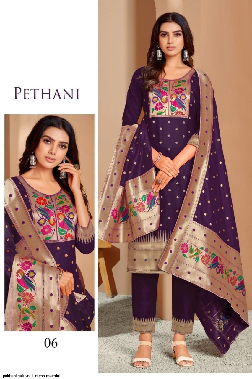 Festival Special Silk with Paithani Koti Long Gown collection at best rate