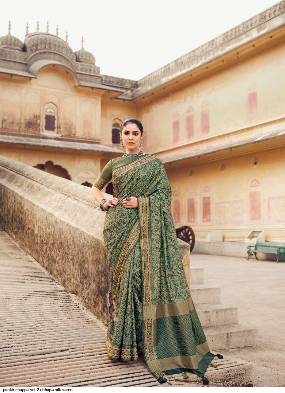 Pankh Presents Chhapa Vol-2 Designer Party Wear Sarees Collection