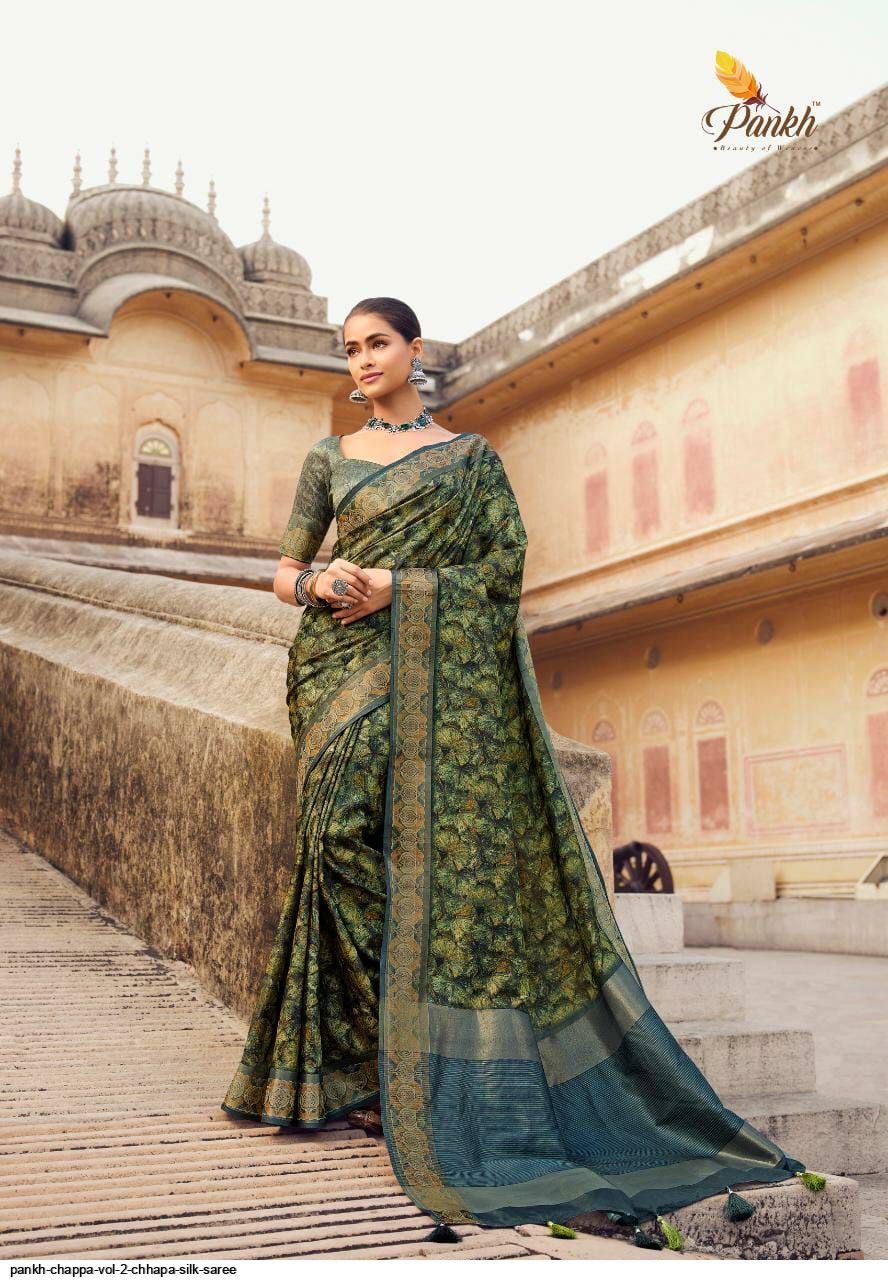 Pankh Presents Chhapa Vol-2 Designer Party Wear Sarees Collection main image 1