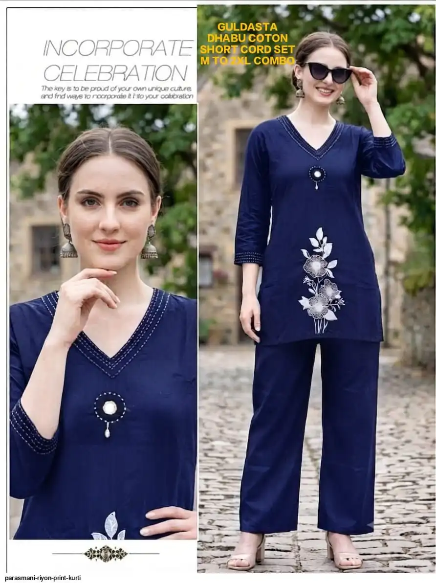 PARASMANI RIYON PRINT KURTI 6