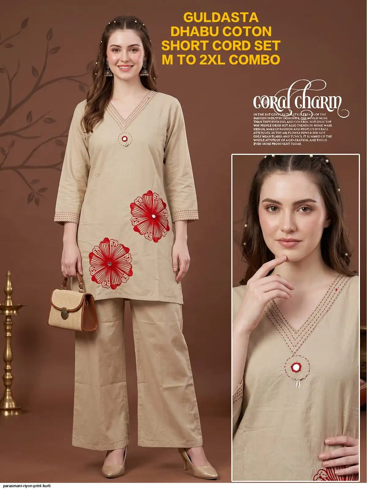 PARASMANI RIYON PRINT KURTI 12