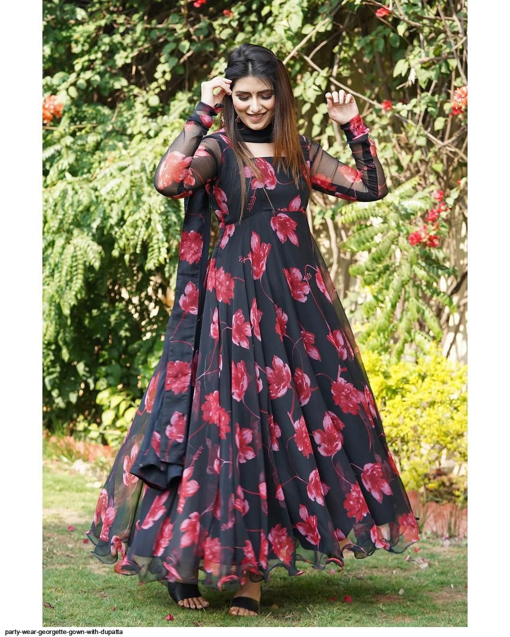 Pista Green Gown Adorned with Beads and Floral Design StonesGowns Diademstorecom