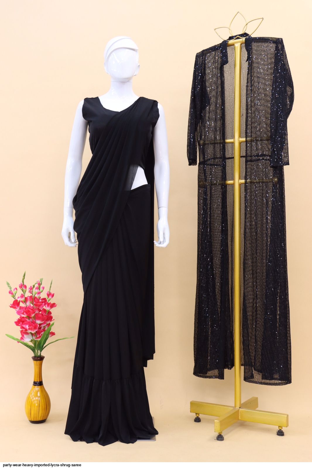 Latest) Designer Sarees For Wedding Guest With Jacket