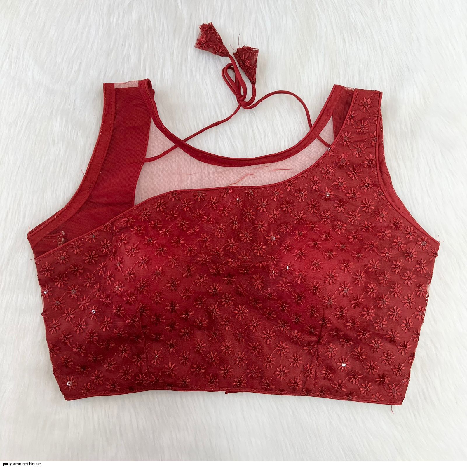 PARTY WEAR NET BLOUSE