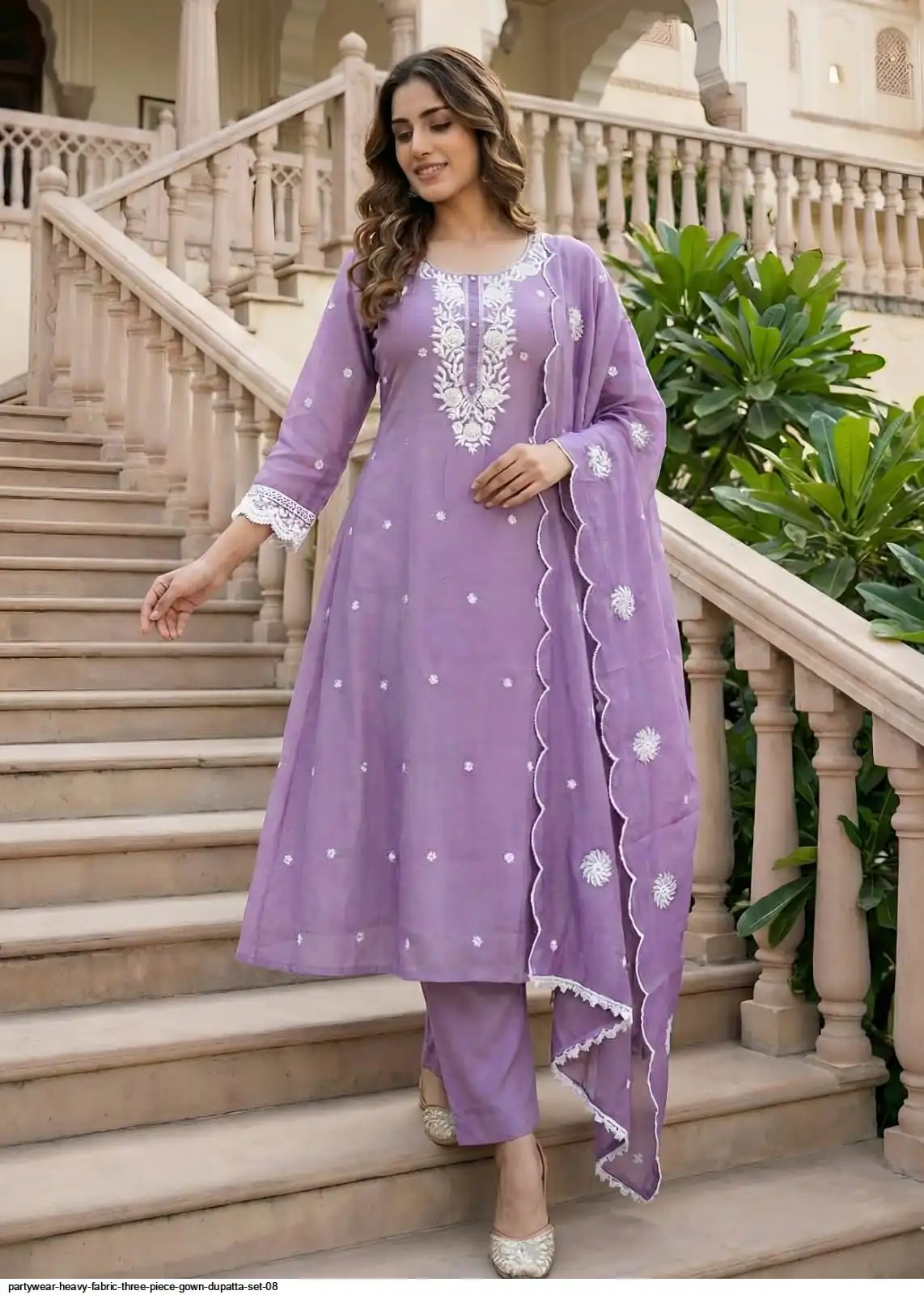 dupatta dress Gown With Indian Pakistani Style Georgette Fabric Party Wear with custom stitching available to match your exact measurements Green Printed Work Silk Gown
