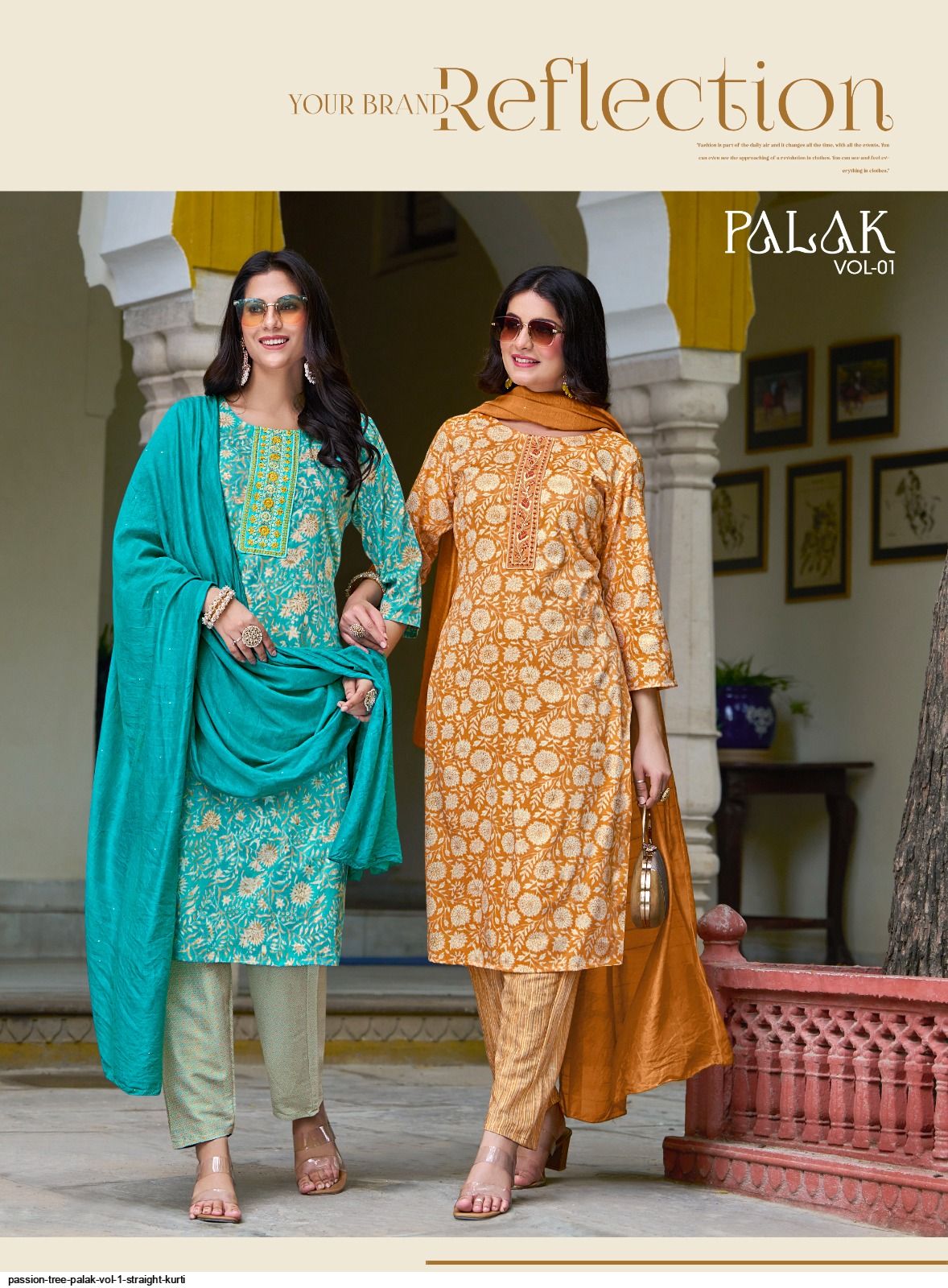 PASSION TREE PALAK VOL 1 STRAIGHT KURTI
