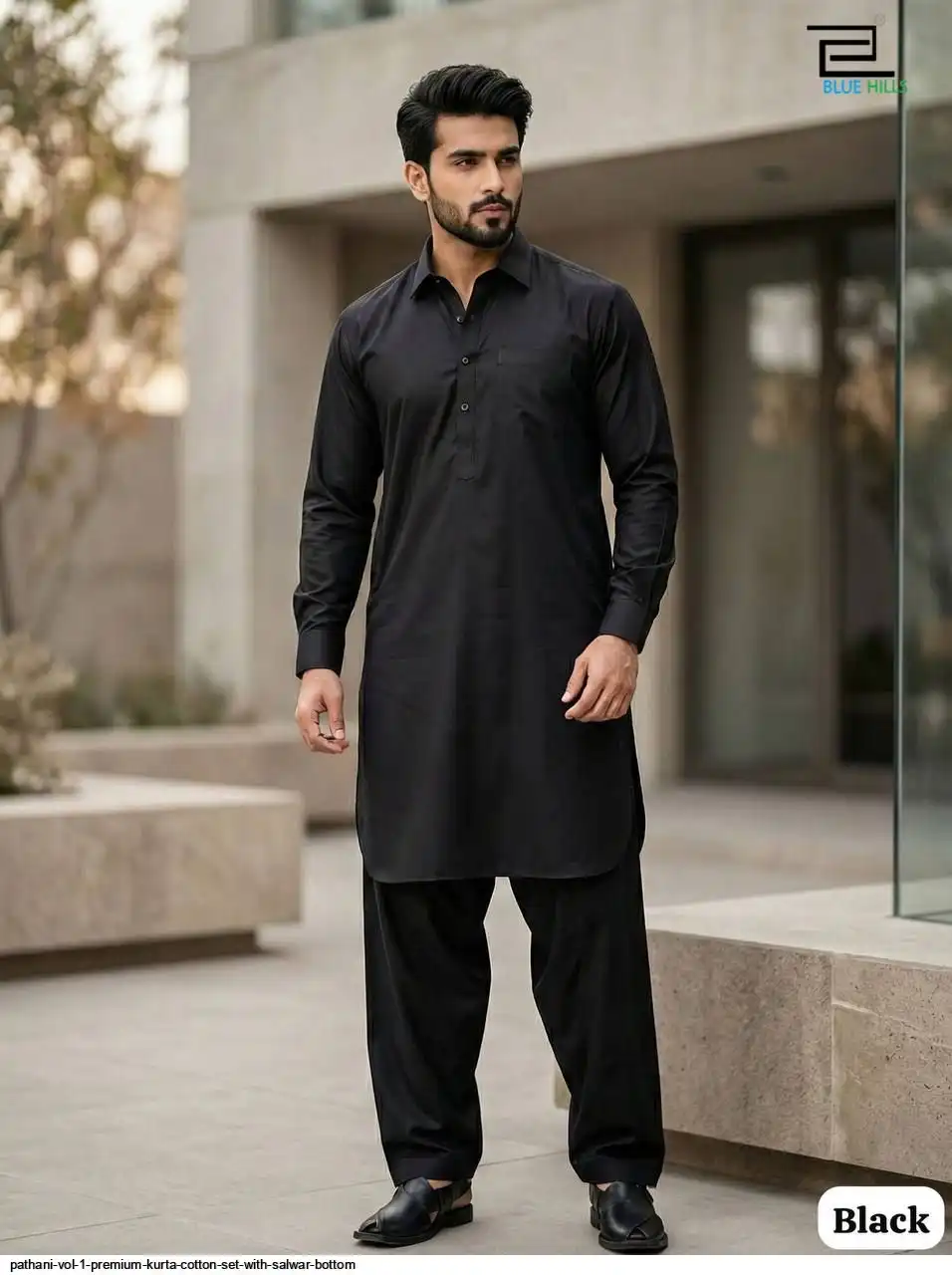 PATHANI VOL 1 PREMIUM KURTA COTTON SET WITH SALWAR BOTTOM E
