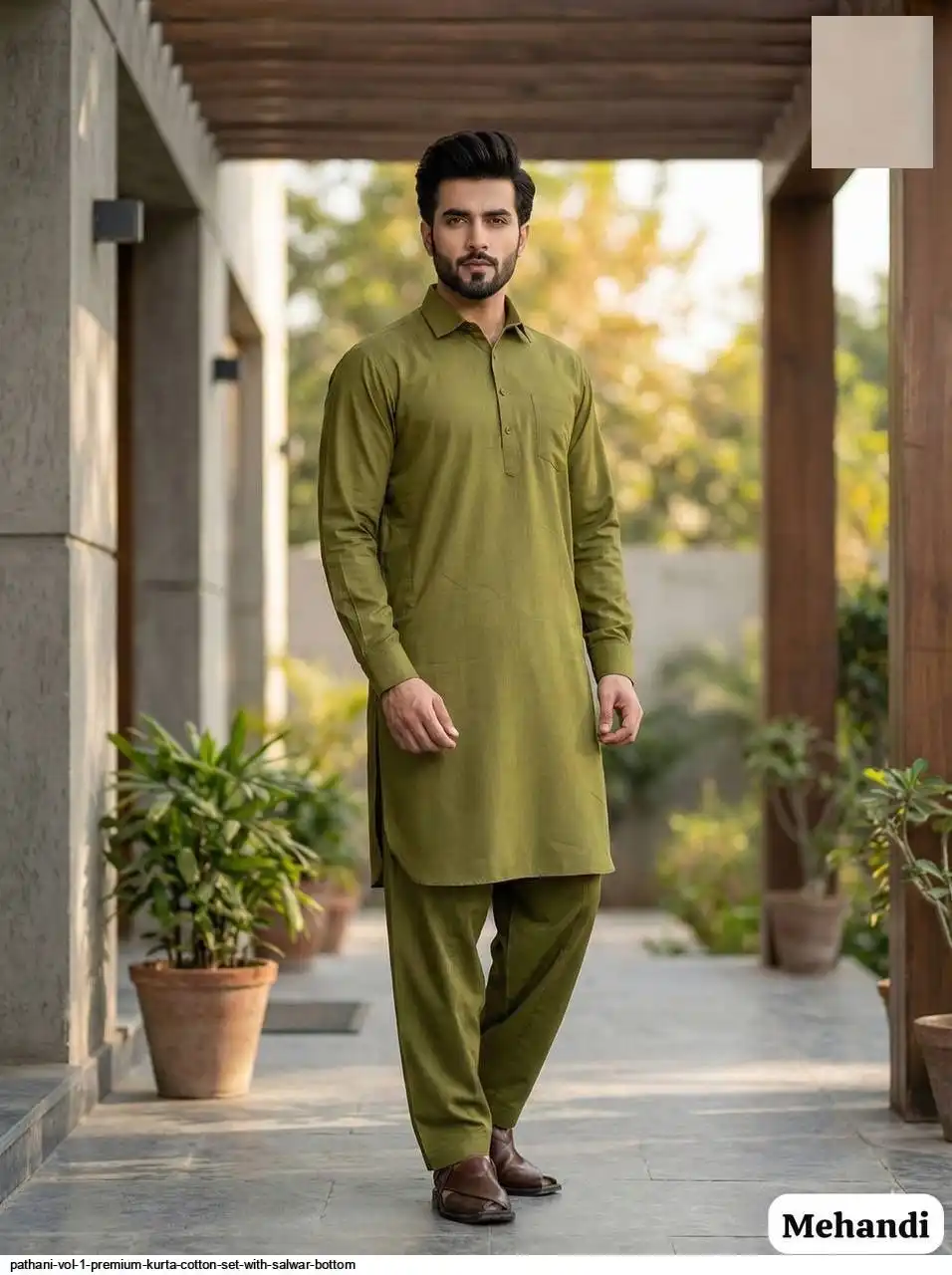 PATHANI VOL 1 PREMIUM KURTA COTTON SET WITH SALWAR BOTTOM C