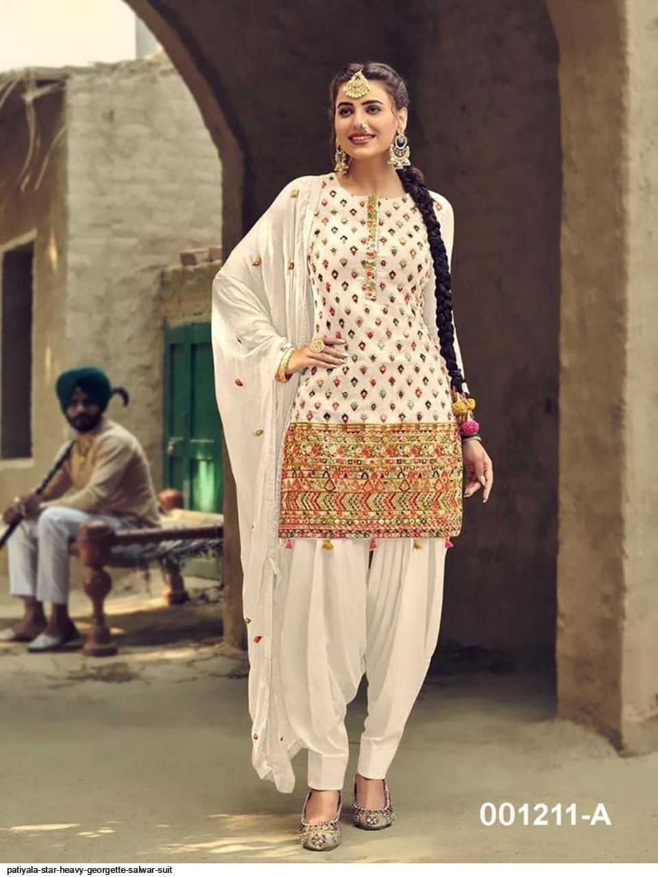 Women Crepe Printed Patiyala Salwar Suit Dress Material – Peplos Jeans