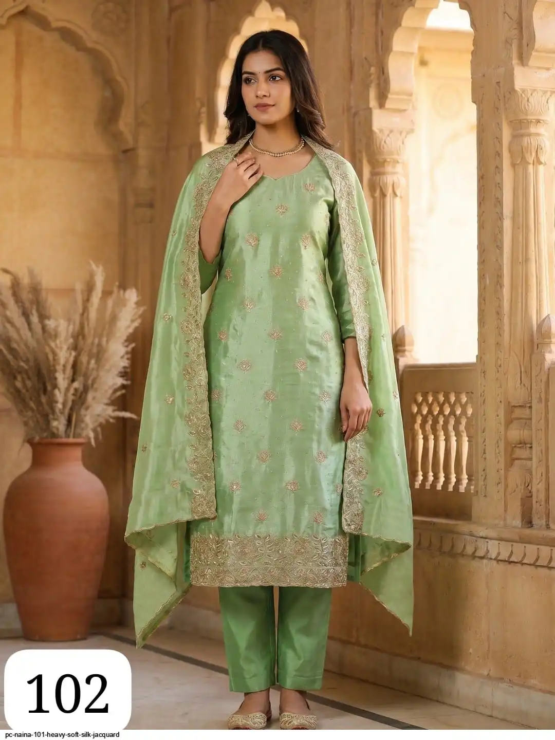 PC NAINA 101 HEAVY SOFT SILK JACQUARD 2