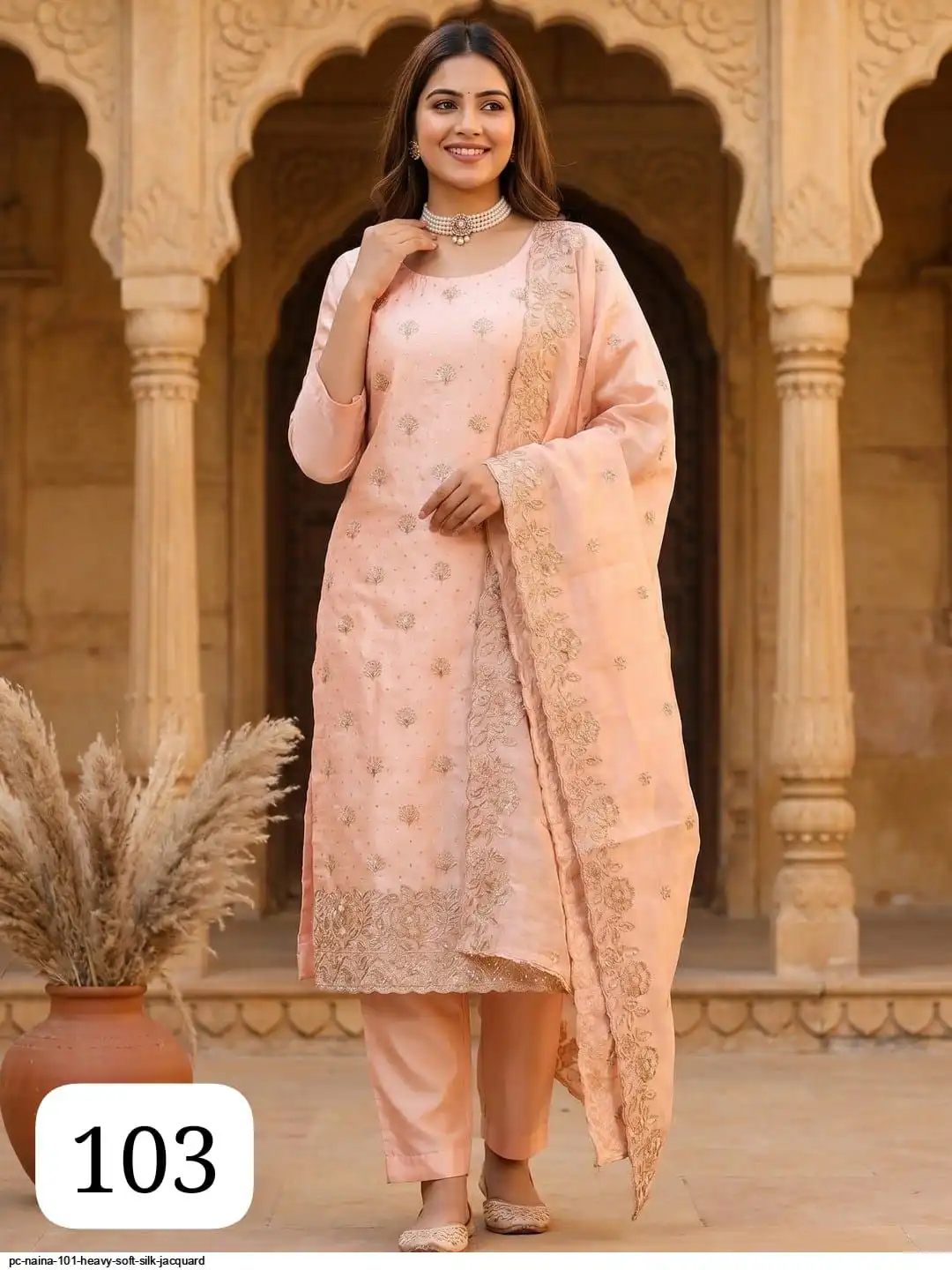 PC NAINA 101 HEAVY SOFT SILK JACQUARD 3