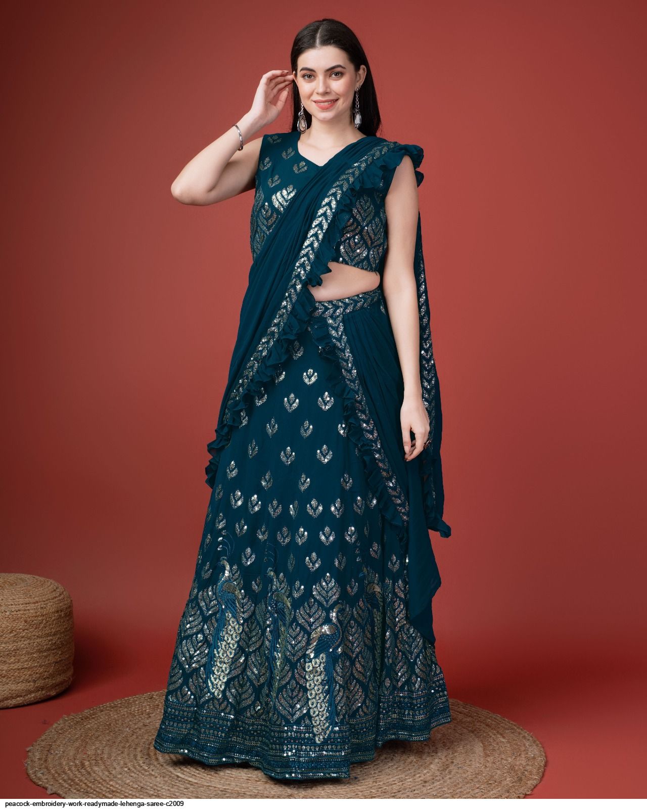 Fancy Lehenga Saree at Rs 12499 | Lehenga Sarees in Chennai | ID:  10100148612