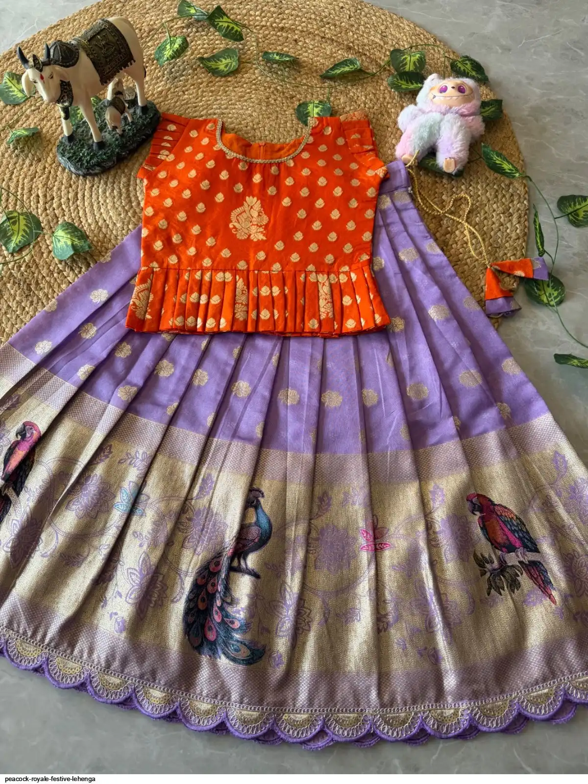 PEACOCK ROYALE FESTIVE LEHENGA A