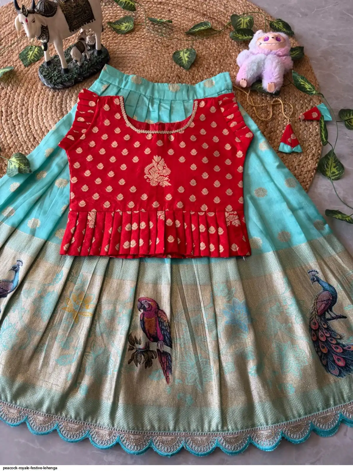 PEACOCK ROYALE FESTIVE LEHENGA C