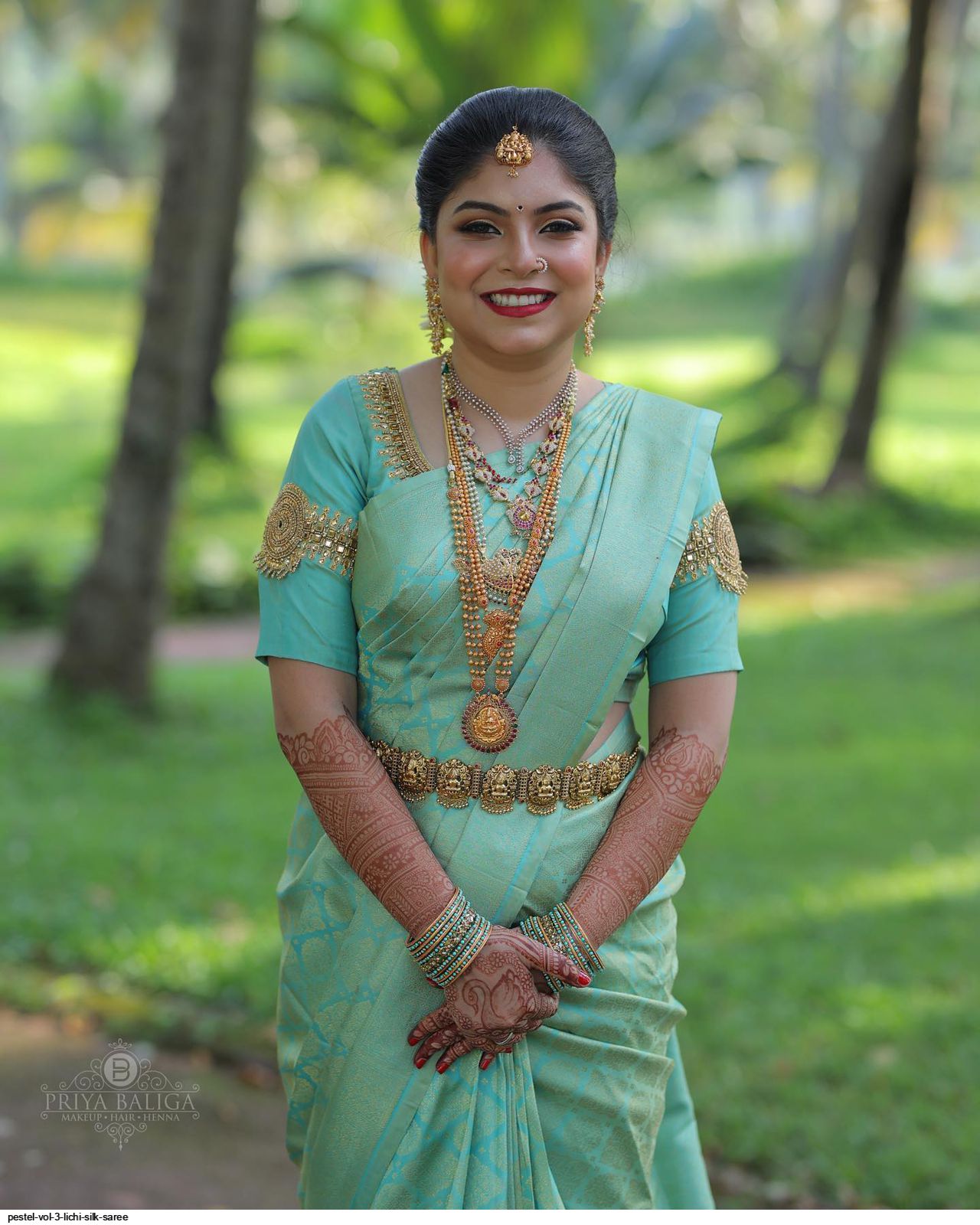 PESTEL VOL 3 LICHI SILK SAREE