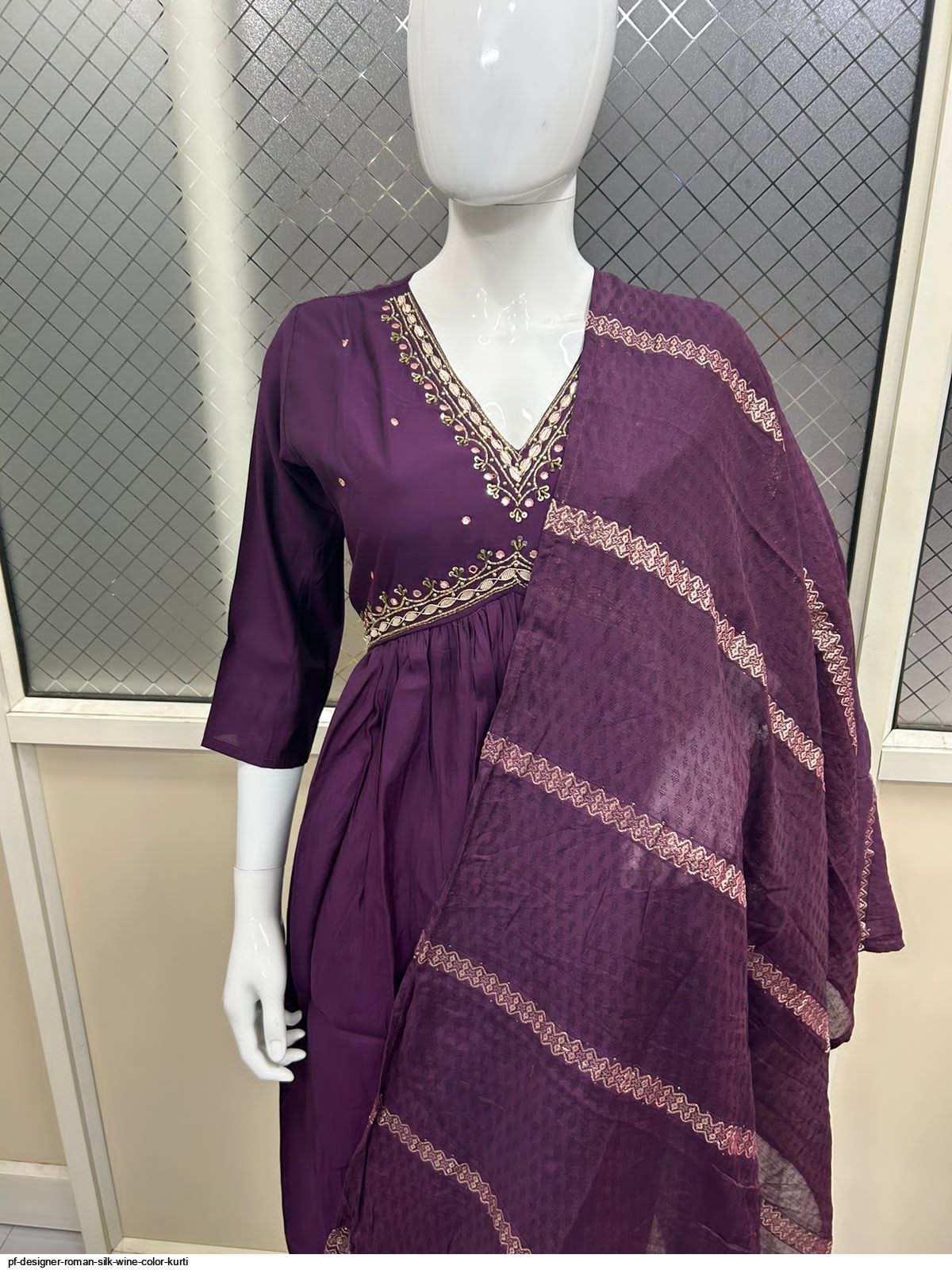 THE LIBAS COLLECTION WINE DRESS MATERIAL ONLINE SUPPLIER - The Libas  Collection - Ethnic Wear For Women | Pakistani Wear For Women | Clothing at  Affordable Prices