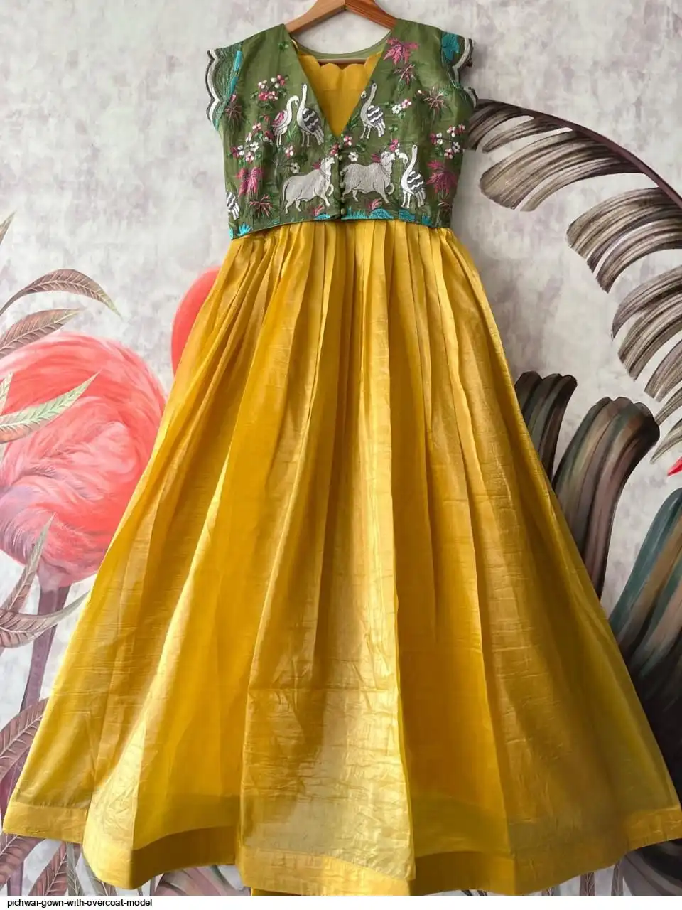 PICHWAI GOWN WITH OVERCOAT MODEL C
