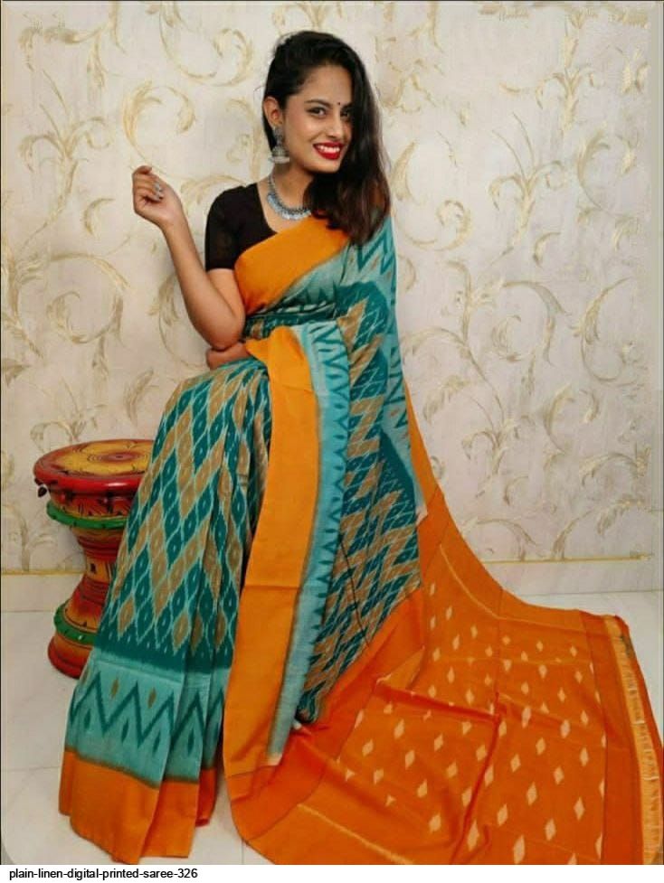 Plain Sarees - Floral Print - Sarees: Buy Latest Indian Sarees Collection  Online | Utsav Fashion