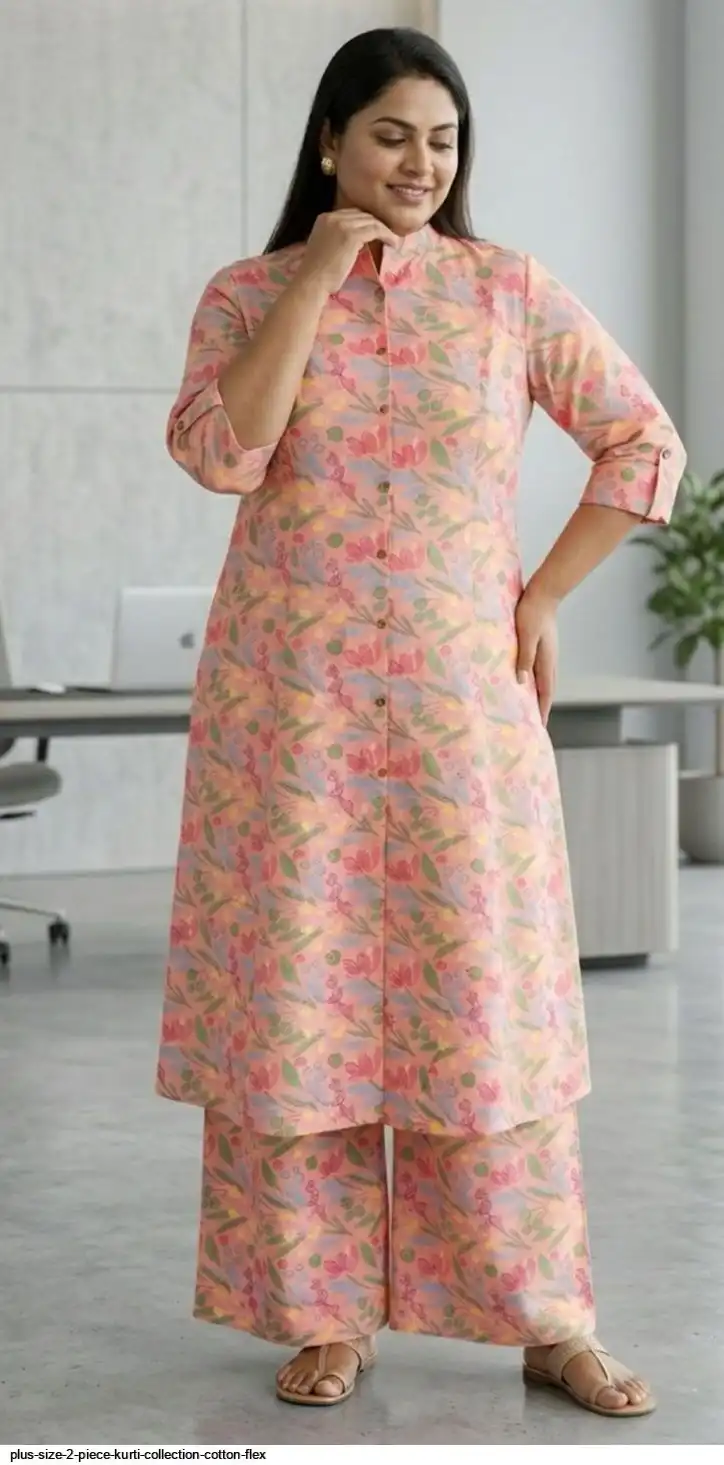 Plus Size Plus Size 2 Piece Collection Cotton Flex