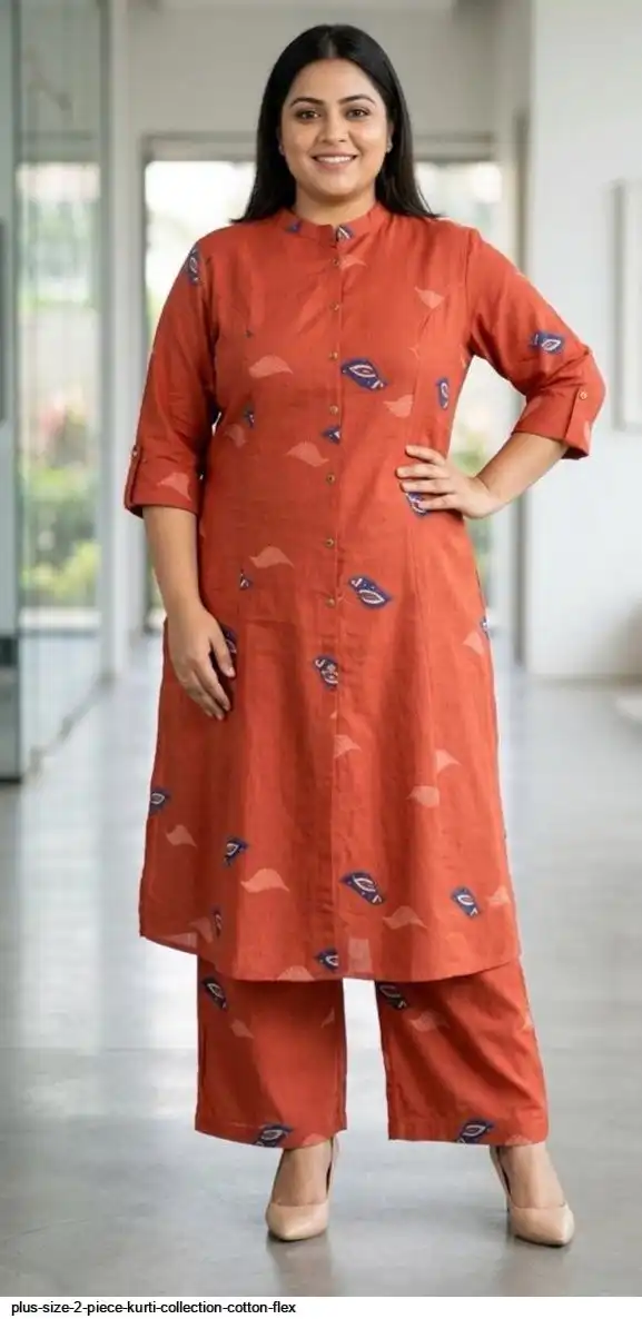 Plus Size Plus Size 2 Piece Collection Cotton Flex