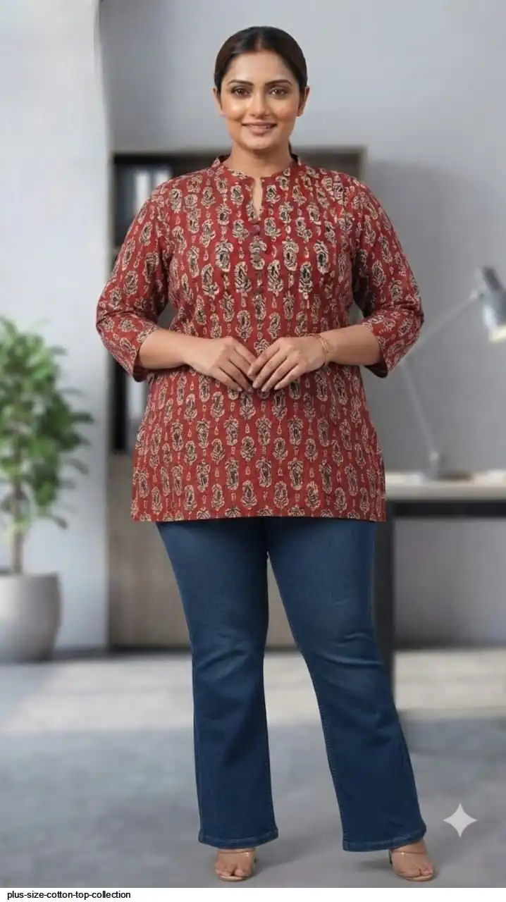 PLUS SIZE COTTON TOP COLLECTION A