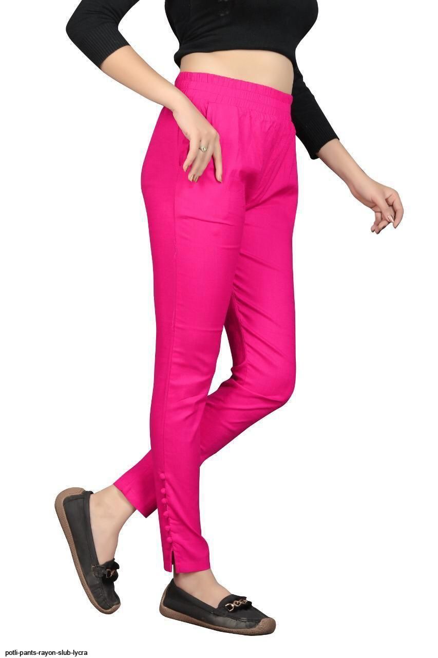 rayon lycra pants