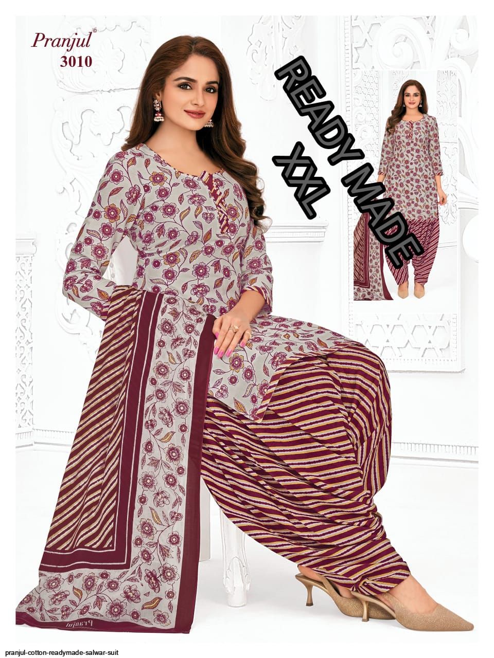 Pranjul Priyanshi Vol 28 A Cotton Readymade Suit Catalog 15 Pcs 3XL -  Suratfabric.com