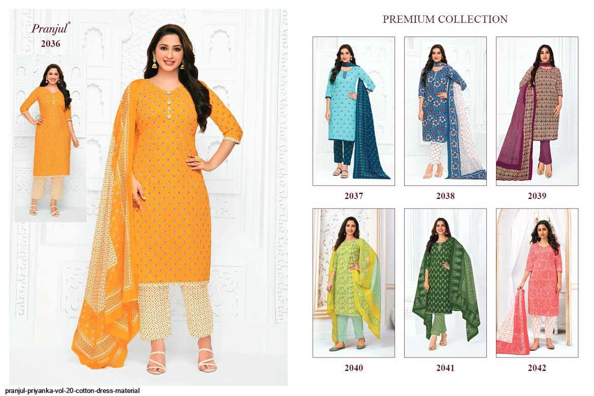 PRANJUL BANDHANI SPECIAL COTTON DRESS MATERIAL Stunning catalog Rehmat  Boutique