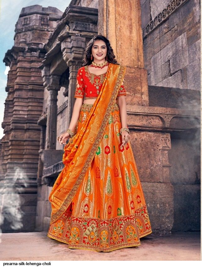 PREARNA SILK LEHENGA CHOLI