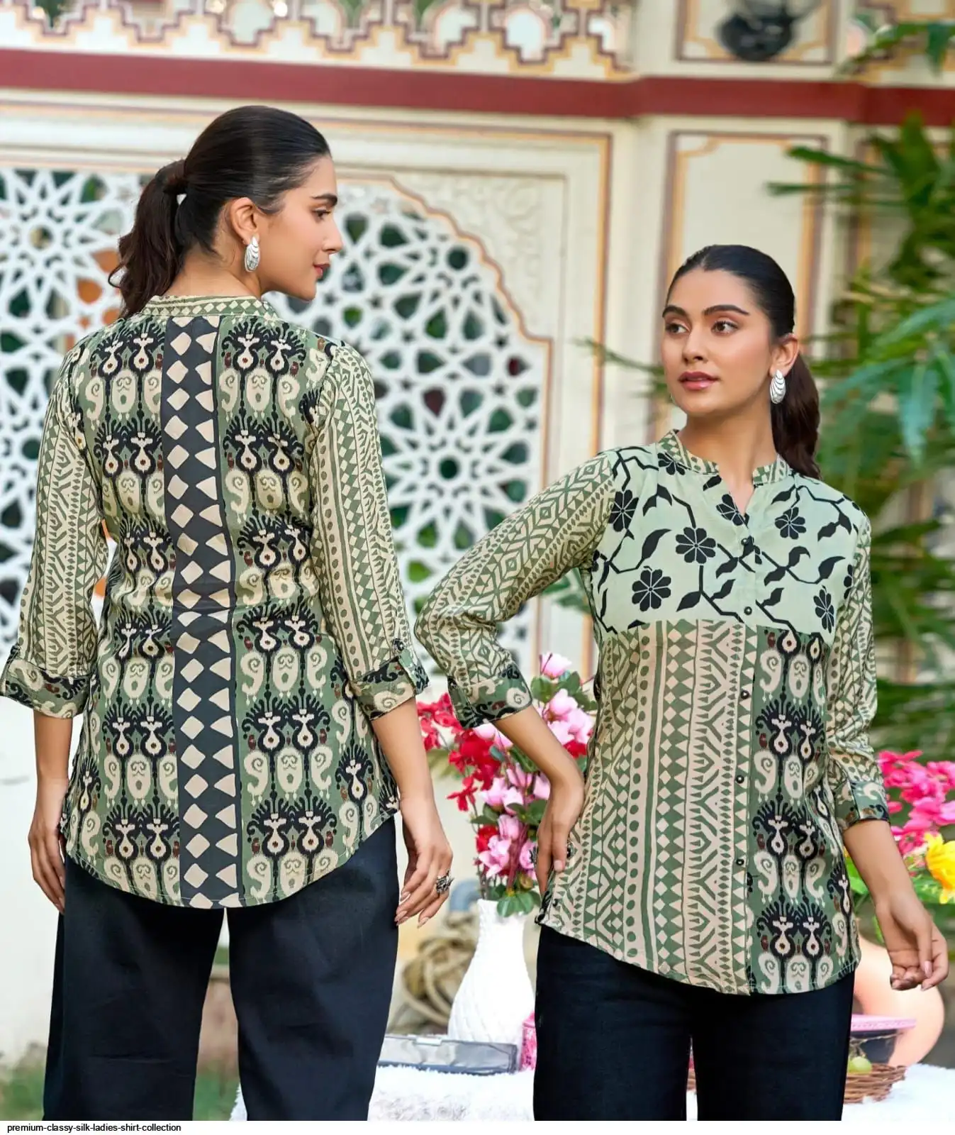 PREMIUM CLASSY SILK LADIES SHIRT COLLECTION G