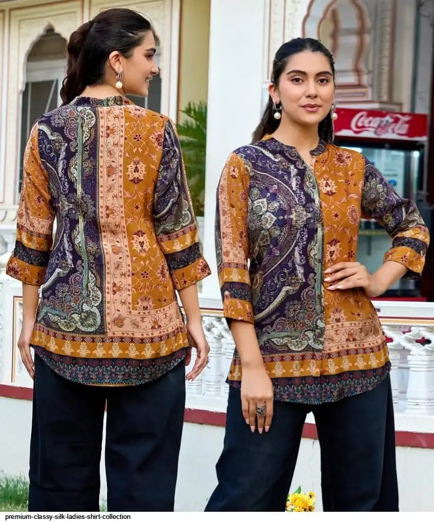 PREMIUM CLASSY SILK LADIES SHIRT COLLECTION B