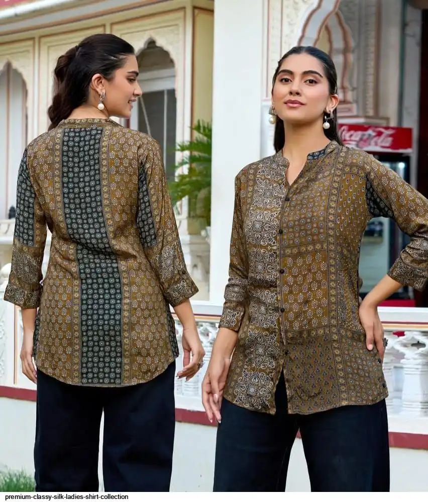 PREMIUM CLASSY SILK LADIES SHIRT COLLECTION H